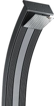 Preview: Poolstar DADA-CURVE 40 Liter Solardusche Hybrid Anthrazit